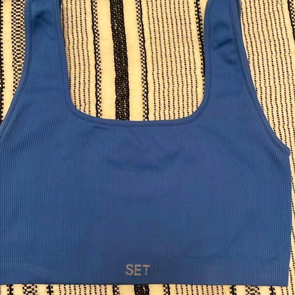 SET ACTIVE box cut bra in color crisp - Picture 3 of 4